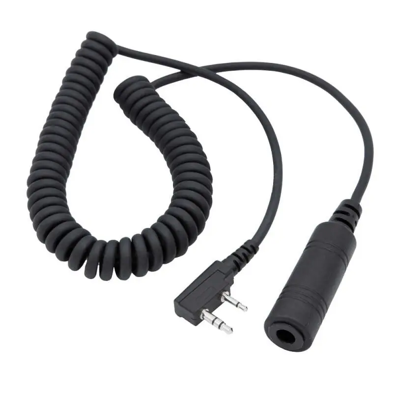 Best Seller Rugged Radios OFFROAD Headset / Helmet Coil Cord Cable for Rugged Radios and Kenwood Radios