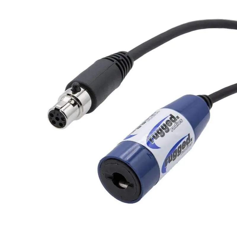 Brand New Rugged Radios OFFROAD Straight Cable to Intercom (Select Length) 2 Feet