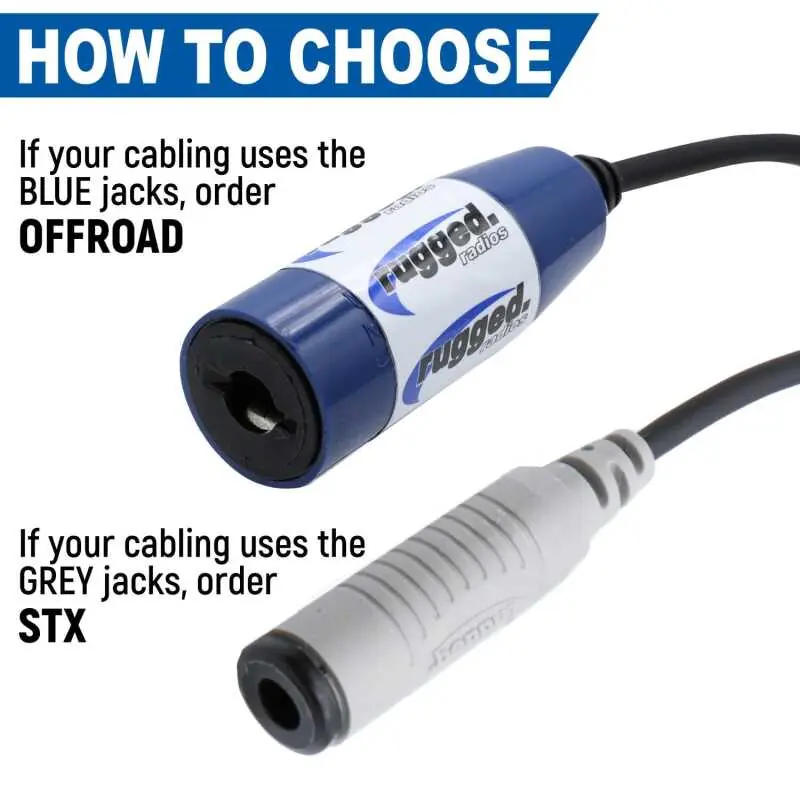 Factory Price Rugged Radios Single Headset / Helmet Jack - Bar Mount STX