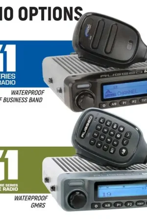Best Choice Rugged Rad Kawasaki Teryx KRX Complete Comm Kit w/ BTI and 2-Way - STX Stereo / G1 GMRS / Dash Moun