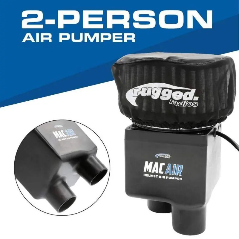 Express Delivery Rugged Radios MAC Air 2-Person Helmet Air Pumper (Pumper Only)