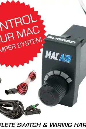 Affordable Rugged Radios Rocker Switch VSC for MAC Helmet Air Pumper - Complete Switch & Wiring Harness