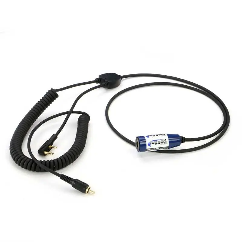 Bargain Rugged Radios MOTO MAX Complete Motorcycle Comm Kit with Heavy-Duty OFFROAD Cables Without Radio
