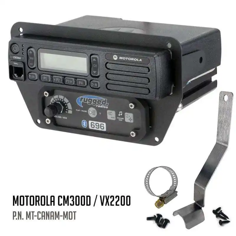 Rugged Radios Can-Am Commander Intercom and Radio Mount Kenwood TK7360 Free Delivery