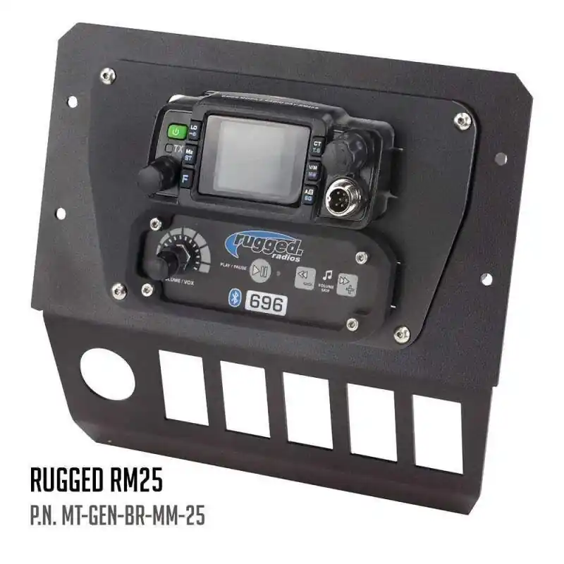 Rugged Radios Polaris General Multi Mount Kit for Radio and Intercom Icom F5021 While Supplies Last