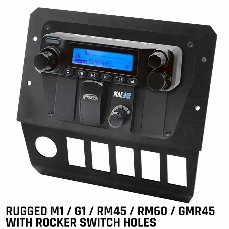 Factory Price Rugged Radios Polaris General Multi Mount Kit - M1/G1/RM45/RM60/GMR45 w/Switch Holes