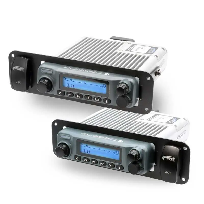 Rugged Radios In-Dash Mount with Switch Hole for Rugged Radios Brand New