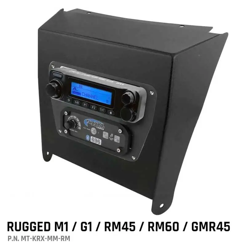 Same Day Shipping Rugged Radios Kawasaki KRX Multi-Mount Kit - Rugged M1/G1/RM45/RM60/GMR45