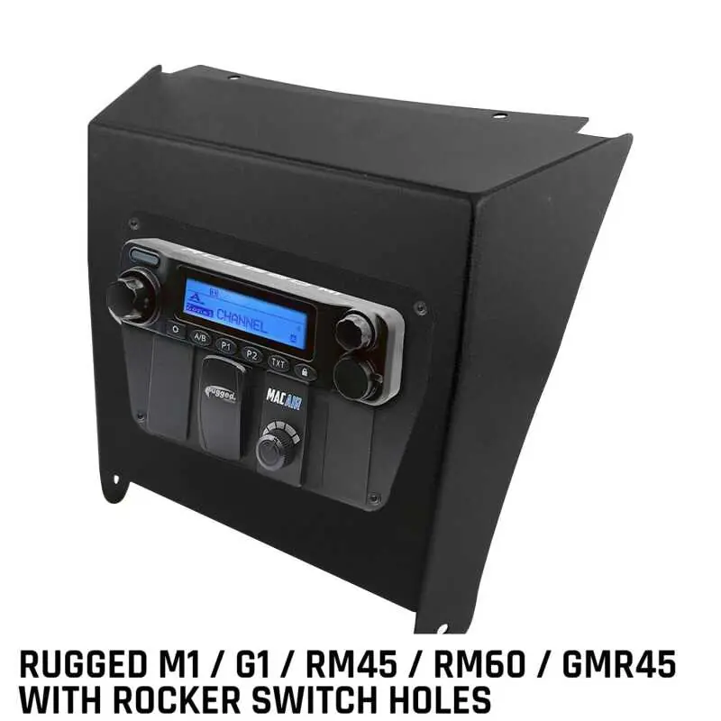 Rugged Radios Kawasaki KRX Multi-Mount Kit - Rugged M1/G1/RM45/RM60/GMR45 w/Switch Holes Don’t Miss Out