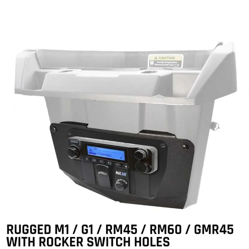 Rugged Radios Can-Am Comm/Maverick - Glove Box Multi-Mount Kit for GMR25 / ABM25 Special Discount