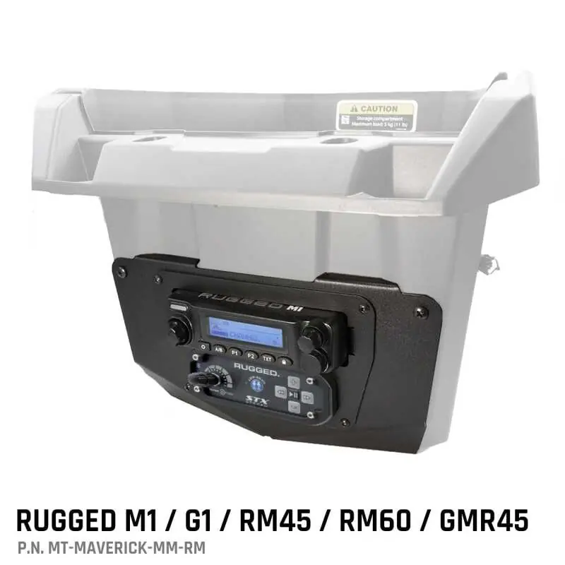 Reduced Price Rugged Radios Can-Am Comm/Maverick - Glove Box Multi-Mount Kit for M1/G1/RM45/RM60/GMR45