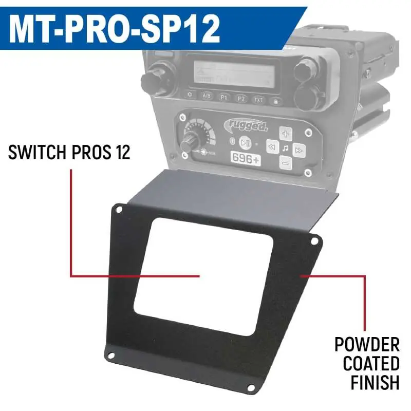 Seasonal Sale Rugged Radios Polaris RZR PRO XP/Turbo R/PRO R Dash Mount Radio and Intercom - SPOD Switch Panel