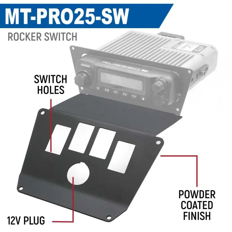 Hot Picks Rugged Radios 2025 Polaris RZR Pro XP/Pro R/Pro S Radio Mount Jack Mount
