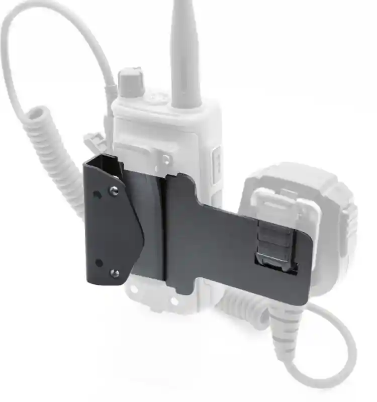 Rugged Radios Radio and Speaker Mic Mount for Handheld Radios Premium