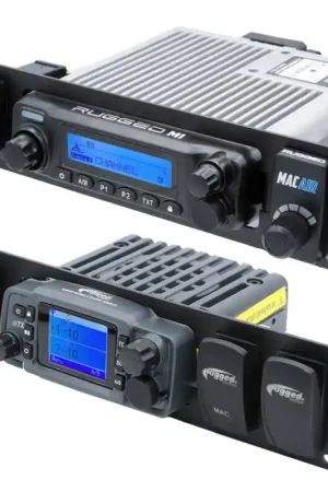 Cheap Rugged Radios Yamaha Wolverine RMAX Mount - Mobile Radio and Rocker Switches M1 / G1 / RM60 / GMR45