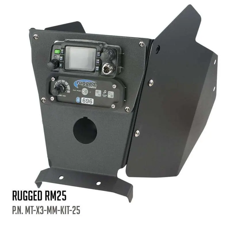 Top Rated Rugged Radios Can-Am X3 Mounting Kit with Multi Mount and Side Panels Kenwood TK7360
