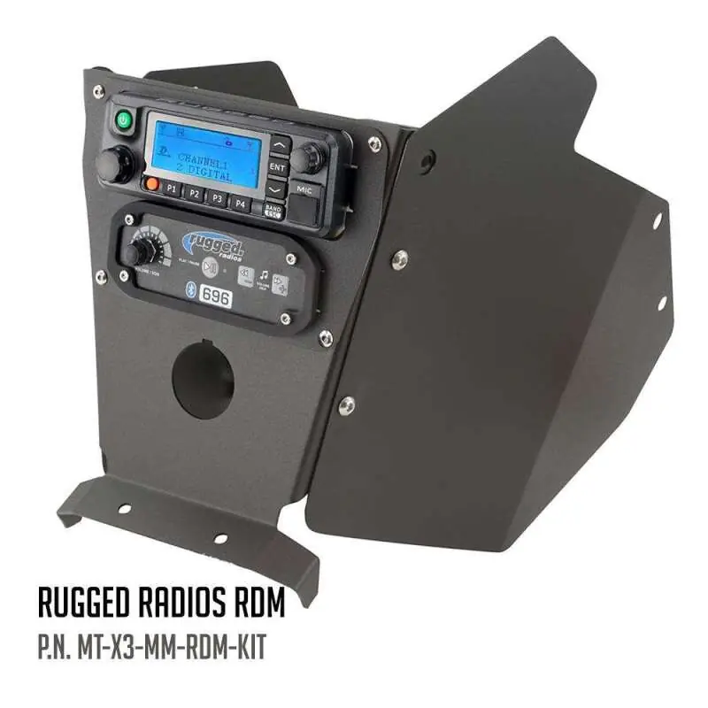 Rugged Radios Can-Am X3 Mounting Kit with Multi Mount and Side Panels Rugged RDM Crafted