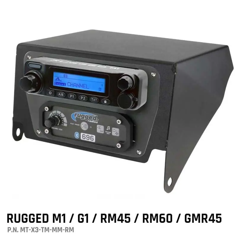 Rugged Radios Can-Am X3 Multi-Mount Kit - Top Mount - Rugged M1/G1/RM45/RM60/GMR45 Discount