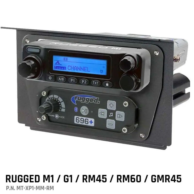 New Arrival Rugged Radios Polaris XP1 Mount Kit - M1 / G1 / RM60 / GMR45 - M1/G1/RM45/RM60/GMR45