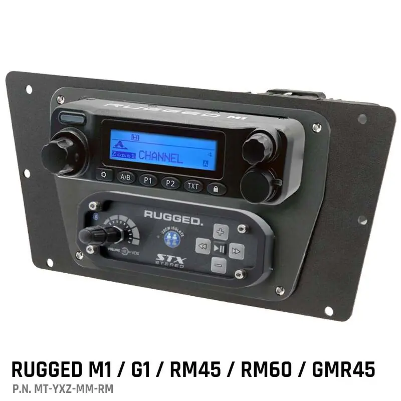 While Supplies Last Rugged Radios Yamaha YXZ Multi-Mount Rugged M1/G1/RM45/RM60/GMR45