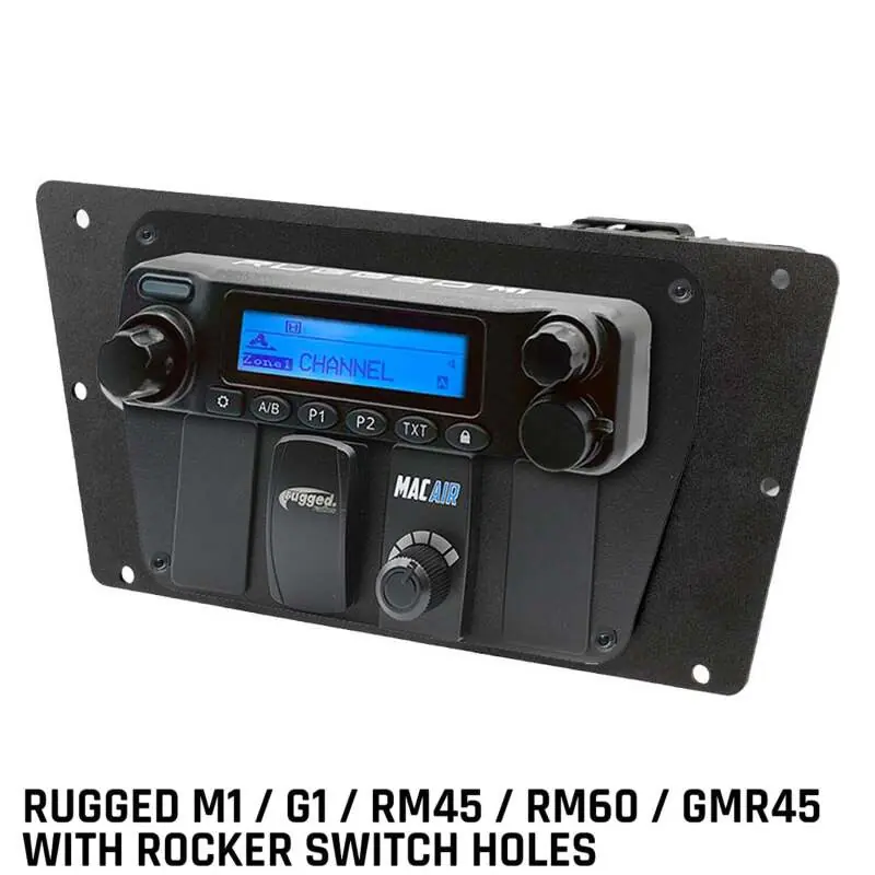 Place Order Rugged Radios Yamaha YXZ Multi-Mount Rugged M1/G1/RM45/RM60/GMR45 with Switch Holes