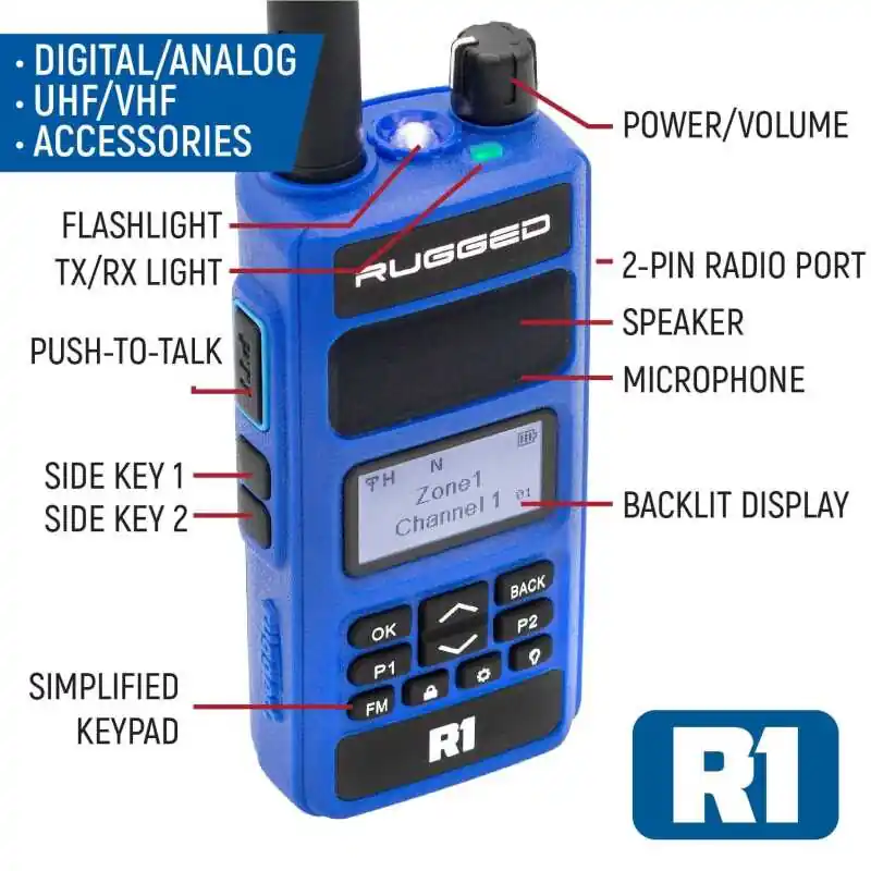 Rugged Radios NASCAR and IMSA Racing Communication System for Driver Only NASCAR / RDH16 Hassle-Free Returns
