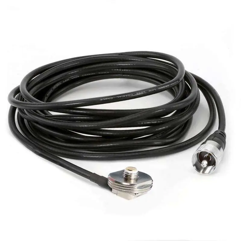 In Demand Rugged Radios 13 Ft Antenna Coax Cable with 3/8 NMO Mount