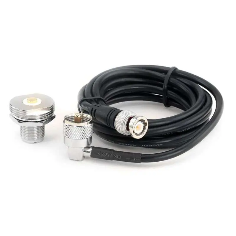 Rugged Radios 7 Ft Antenna Coax Cable Kit with BNC Connector for handheld radios - by Rugged Radios Bulk Order