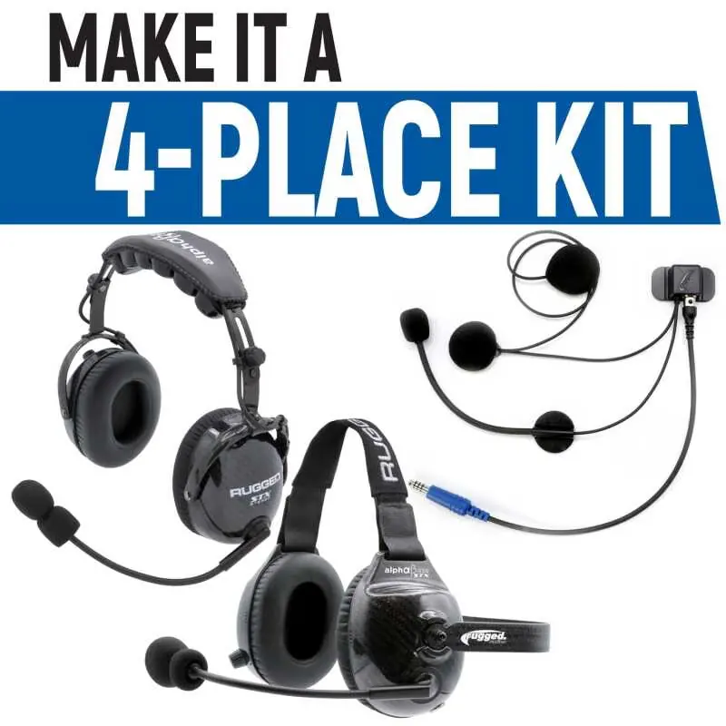 Trending Rugged Radios Rear Seat Expansion Kit with Helmet Kits or Headsets Offroad Mono / Helmet Kit