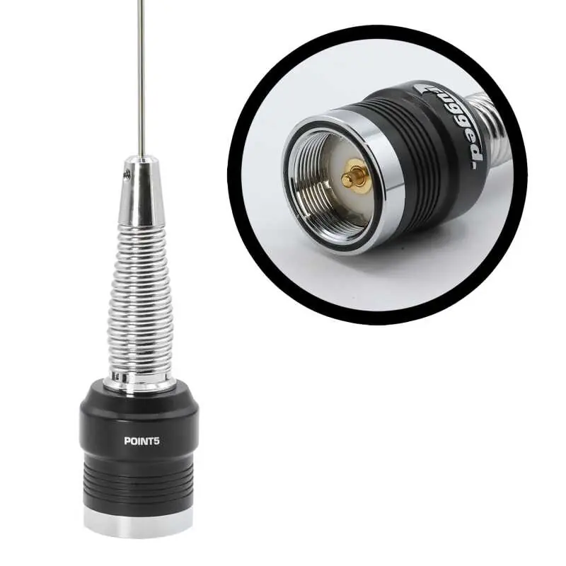 Save Now Rugged Radios GMRS and UHF No Ground Plane NGP Tuned Whip Antenna
