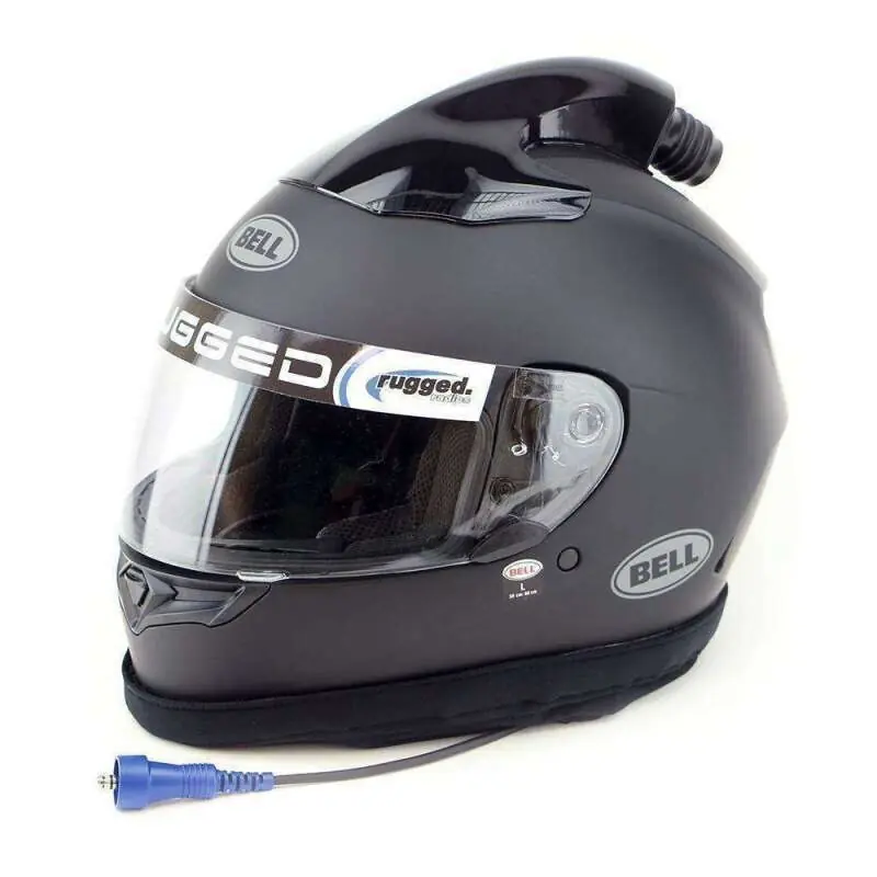 Rugged Radios Bell Qualifier Top Air Pumper Prerunner - UTV Play Helmet Wired OFFROAD Extra Small Handmade