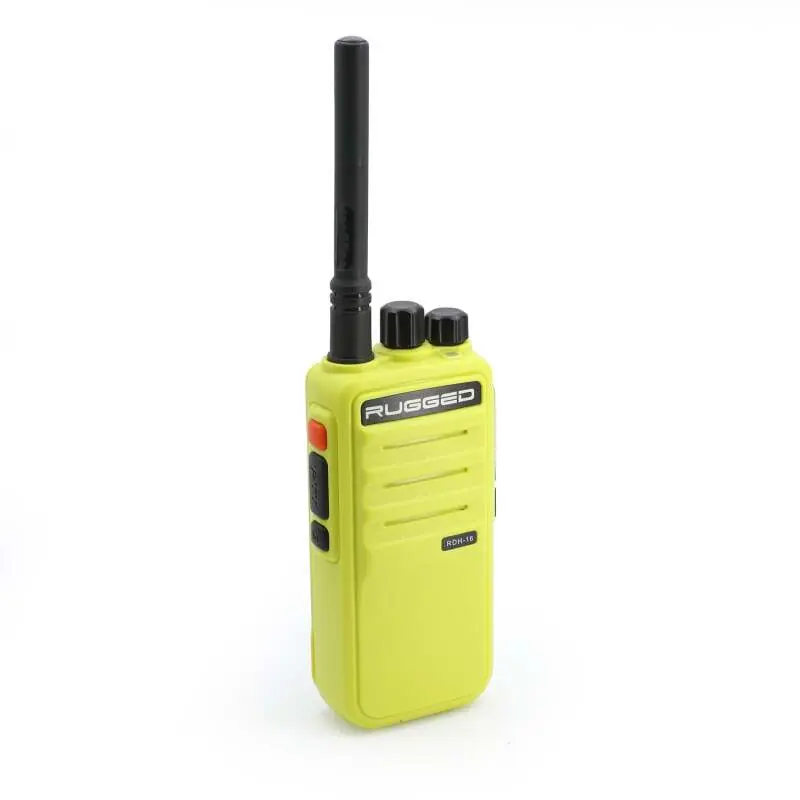 Rugged Radios Rugged RDH16 - Business Band 2-Way Radio - Digital and Analog UHF / Safety Yellow Time-Limited