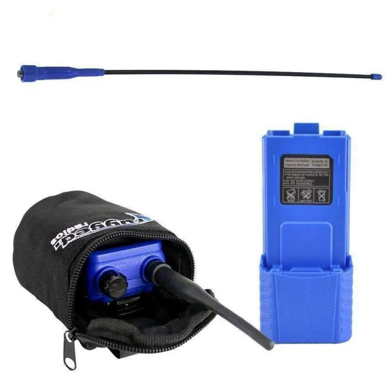 Rugged Radios V3 / RH5R Long Range Upgrade Kit - XL Lithium Battery Go Further Antenna & Radio Bag Worldwide Shipping