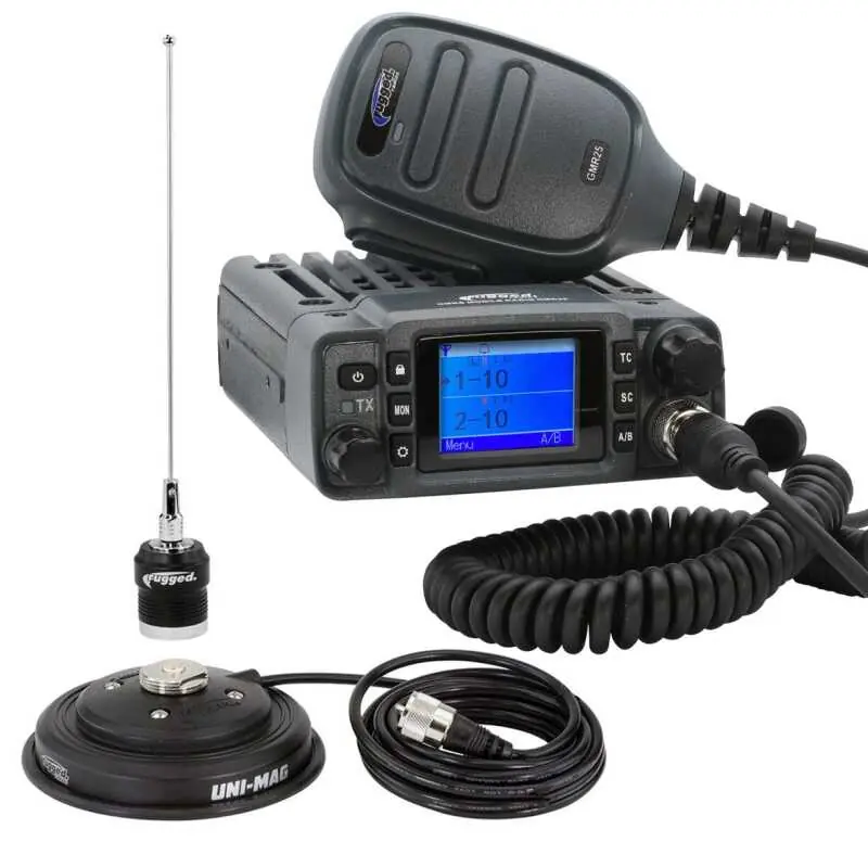 Time-Limited Rugged Radios Radio Kit - GMR25 Waterproof GMRS Band Mobile Radio with Antenna