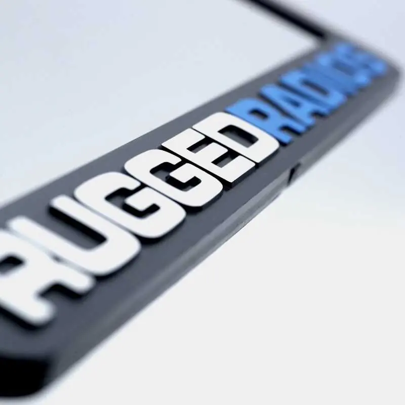 Rugged Radios Go Further License Plate Frames for Cars Trucks and Motorcycles Motorcycle Best Choice