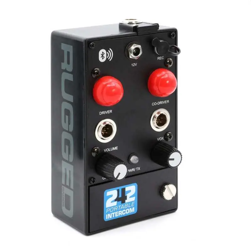 Rugged Radios 242 - Portable Intercom with Bluetooth Music In Demand