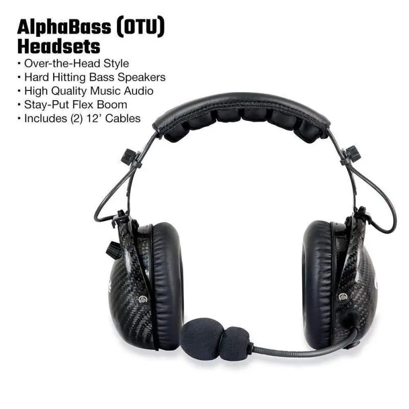 Rugged Radios Single Seat Kit with Digital Radio AlphaBass Headset Don’t Miss Out