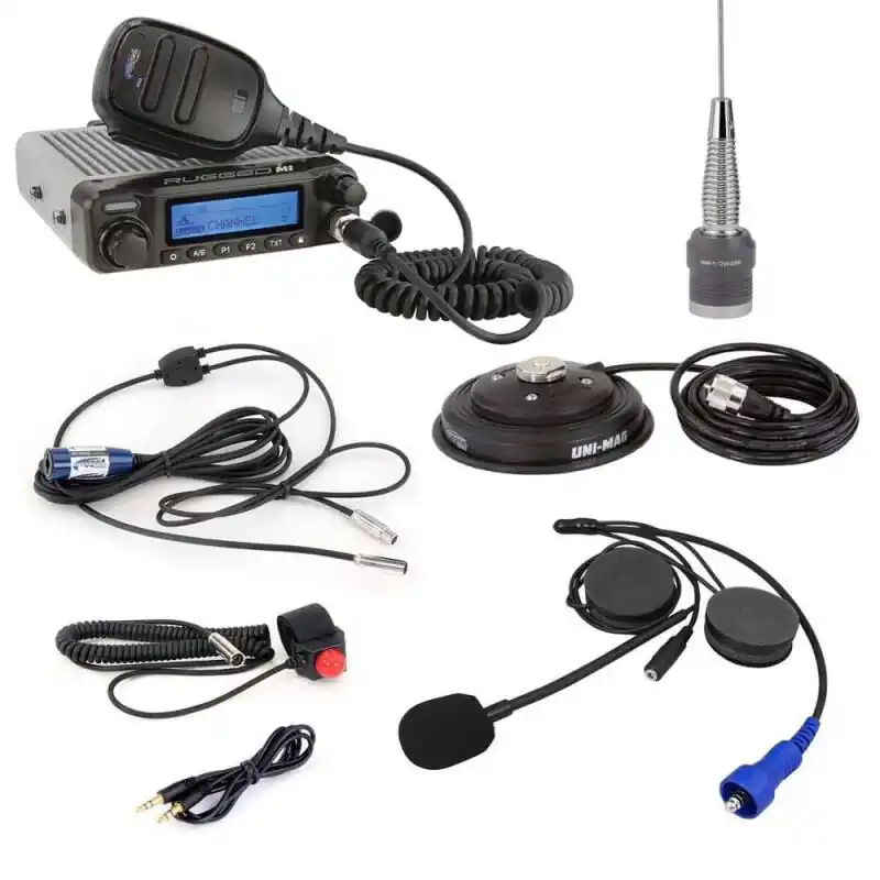 Rugged Radios Single Seat Kit with Digital Radio Helmet Kit Special Offer