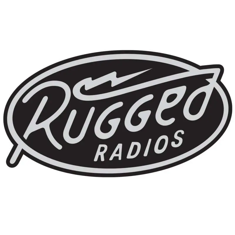 Rugged Radios Rugged Radios Bolt Logo Sticker Budget