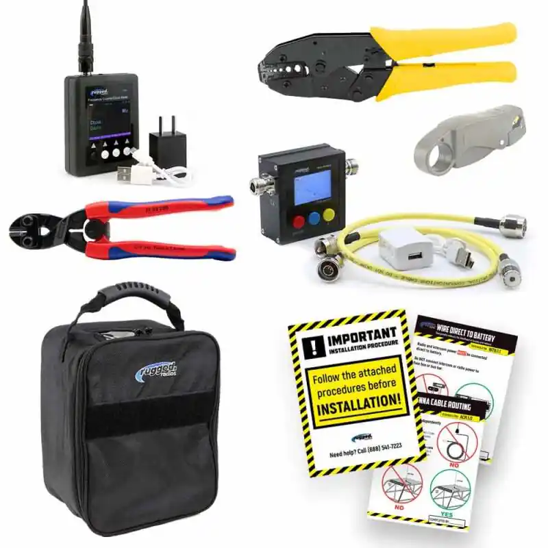 Rugged Radios Technician Tool Kit with Carrying Bag Last Chance