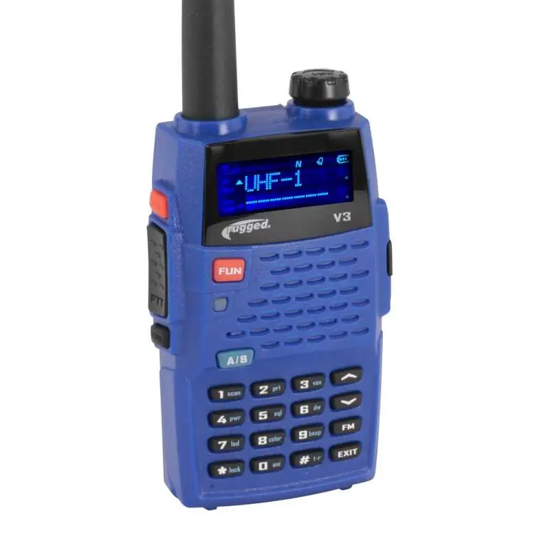Rugged Radios ANALOG ONLY - Rugged V3 - Business Band Two Way Handheld Radio Viral