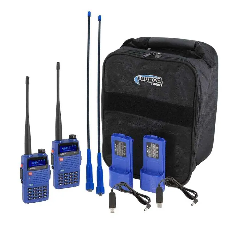 Rugged Radios V3 READY PACK - Rugged V3 - Business Band Two Way Handheld Radios - Analog Only Buy Direct