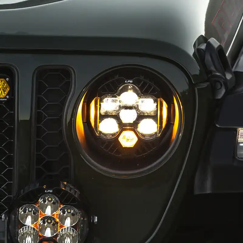 Baja Designs DOT LP6 LED Headlight Kit - Jeep 2018-2025 Wrangler JL; 2020-2025 Gladiator JT Next Day Delivery