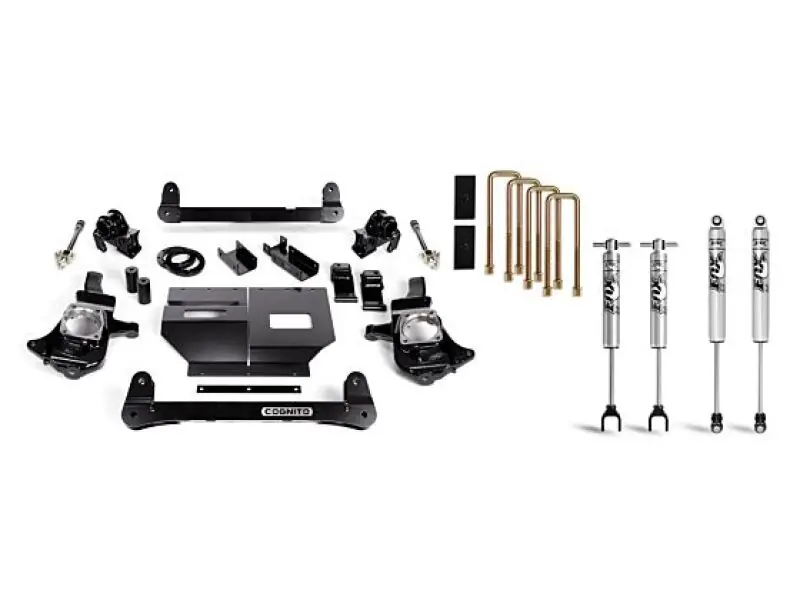Cognito 11-19 Chevy/GMC Silv/Sierra 2500/3500 HD 2WD/4WD 4in Std Lift Kit w/ Fox PSMT 2.0 Shocks Popular
