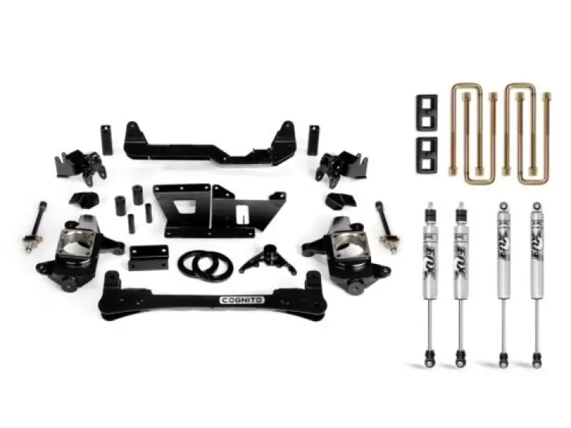 Cognito 01-13 Chevy/GMC Silv/Sierra 2500/3500 HD 2WD/4WD 4in Std Lift Kit w/ Fox PS 2.0 IFP Shocks Certified