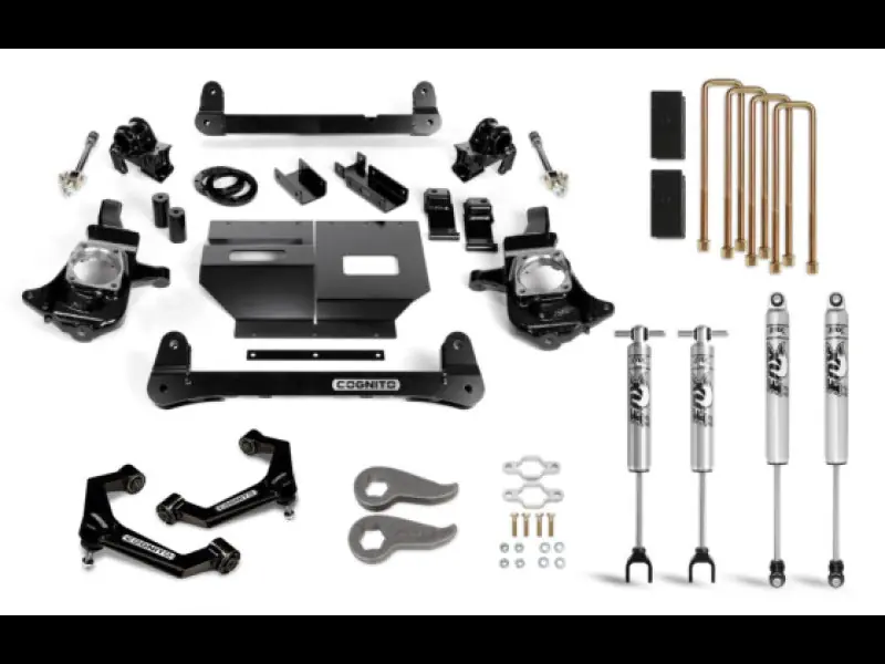 Free Shipping Cognito 11-19 Chevy/GMC Silverado/Sierra 2500/3500 HD 2WD/4WD 6in Std Lift Kit w/ Fox PS 2.0 IFP