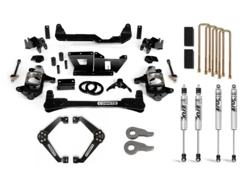 Free Delivery Cognito 01-13 Chevy/GMC Silverado/Sierra 2500/3500 HD 2WD/4WD 6in Std Lift Kit w/ Fox PS 2.0 IFP
