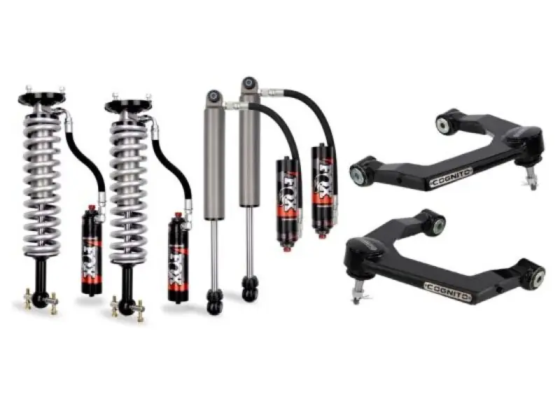 Cognito 19-24 Chev Silv/Sierra 1500 2/4WD 3in Elite Ball Joint Lvl Kit w/ Fox 2.5 Elite Perf Series Fast Shipping