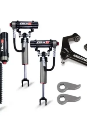 Grab Now Cognito 11-19 Chevy/GMC Silv/Sierra 2500/3500 HD 2WD/4WD 3in Elite Leveling Kit w/ Elka 2.5 RR