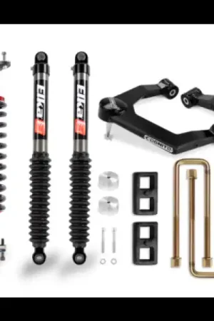 Free Delivery Cognito 19-24 Chevy/GMC Silv/Sierra 1500 2WD/4WD 3in Perf Leveling Lift Kit w/ Elka 2.0 IFP Shocks